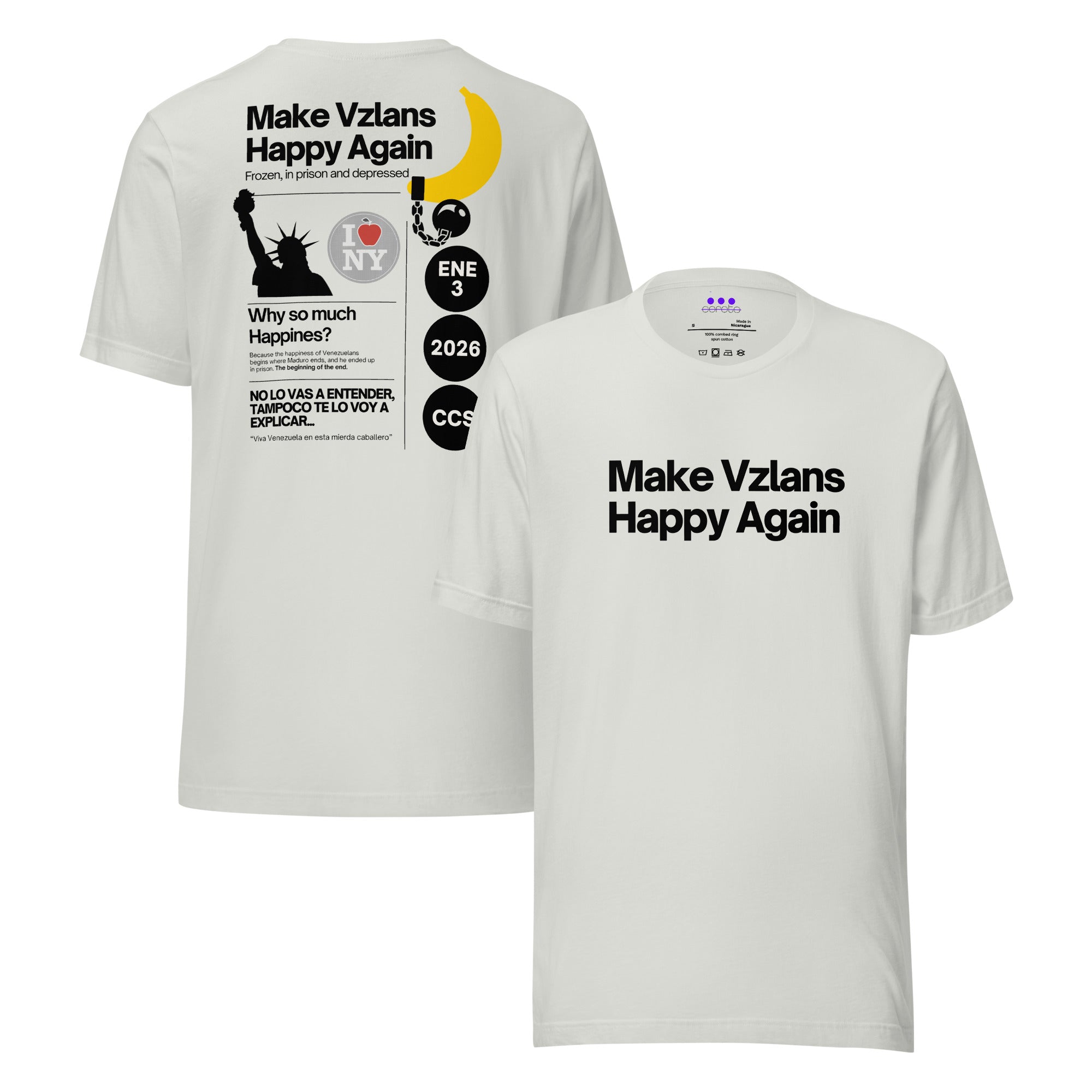 Venezuela 2026 - Camiseta de manga corta unisex