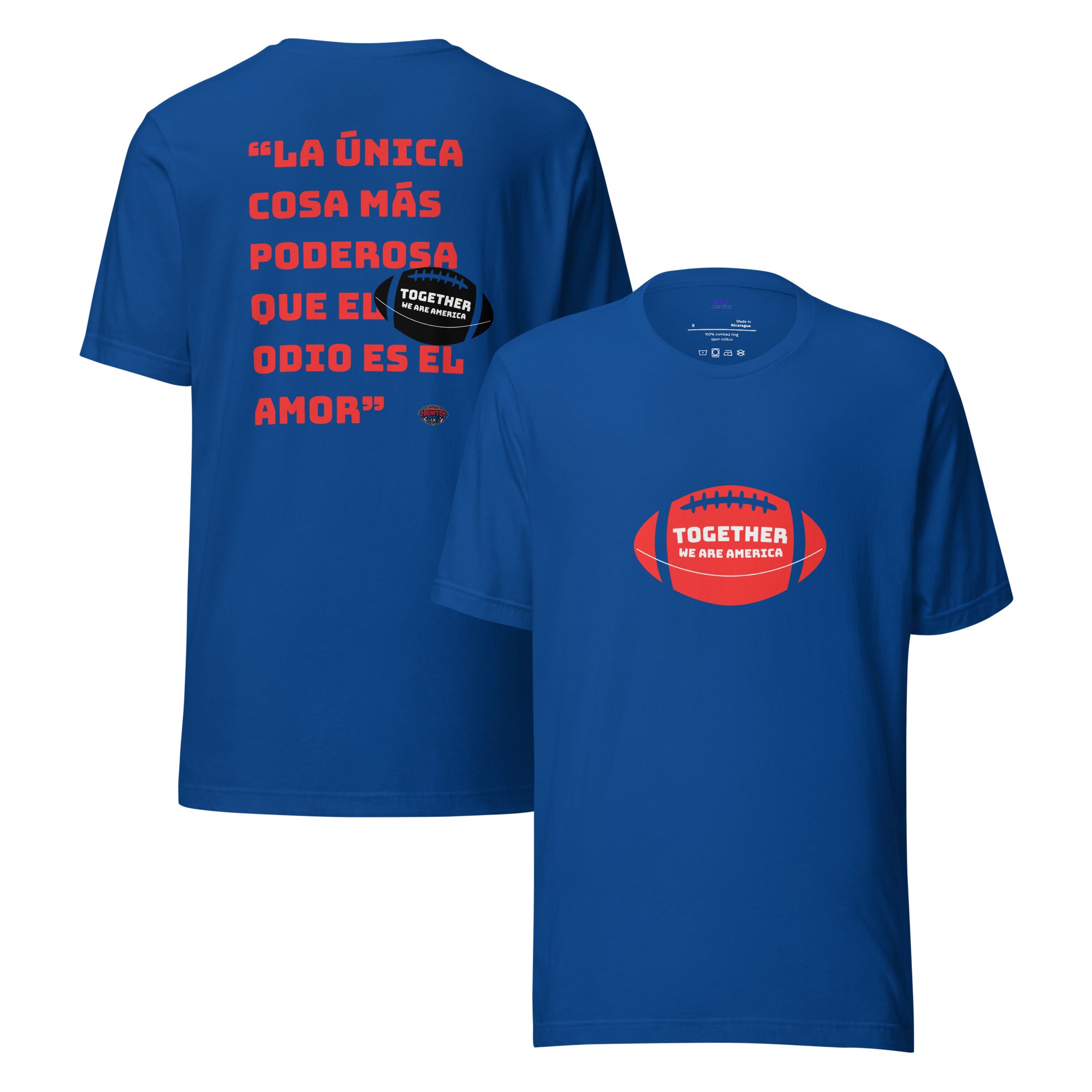 BENITO BOWL - "We are america" - Camiseta de manga corta unisex