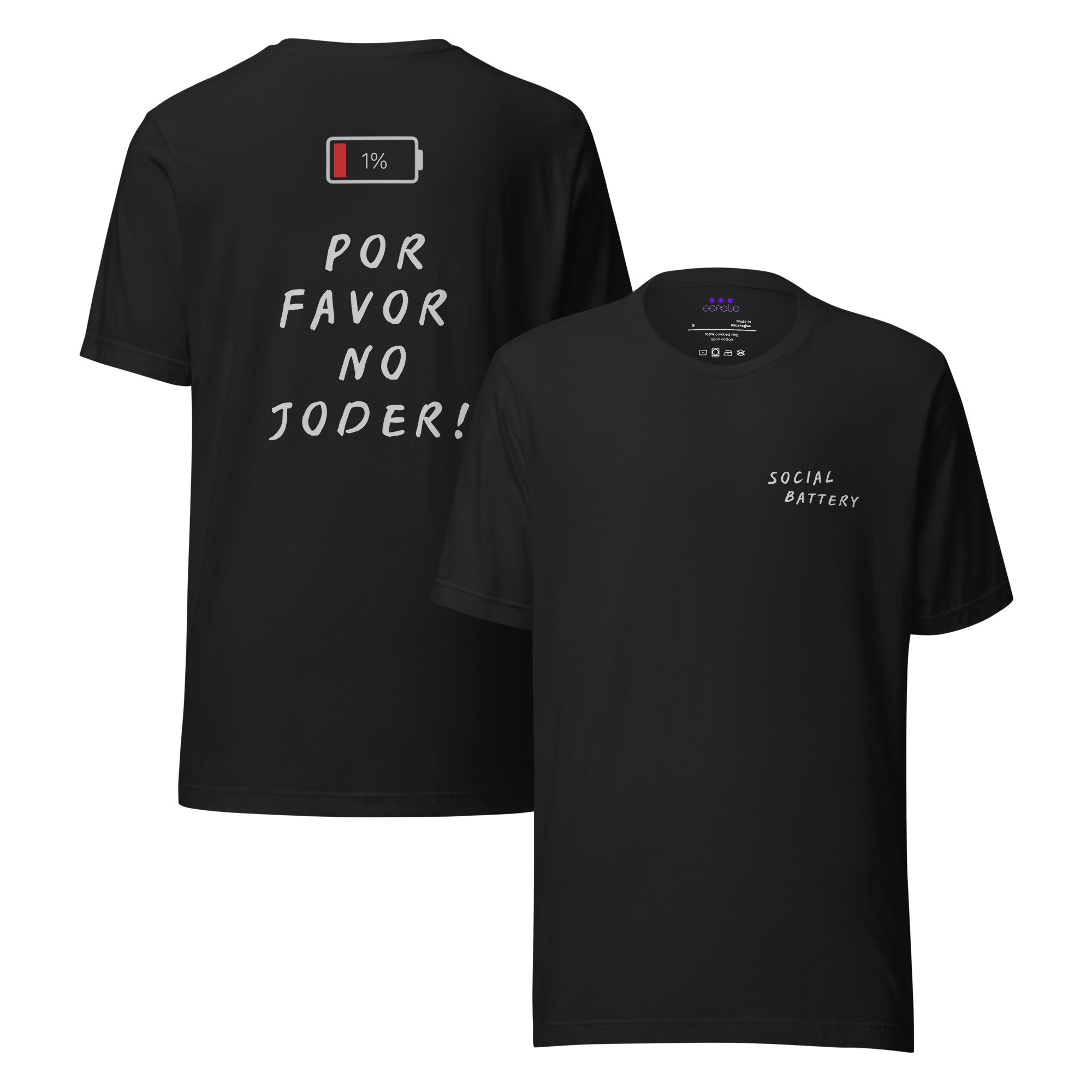 Bateria Social - Camiseta de manga corta unisex