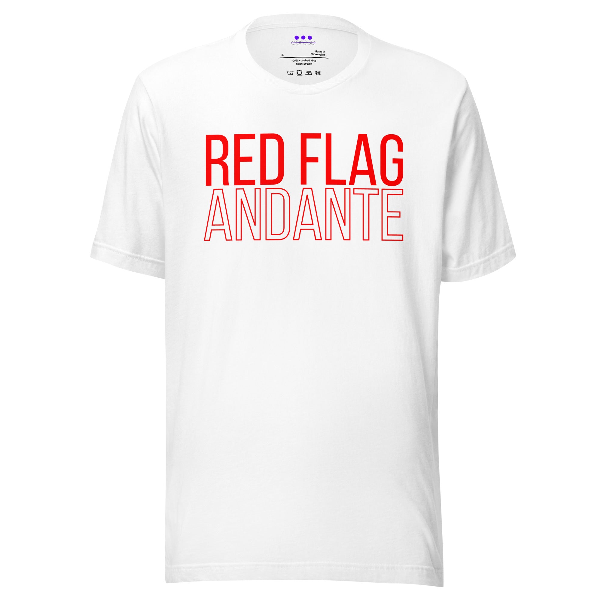 RED FLAG ANDANTE (LA PERLA) - Camiseta de manga corta unisex