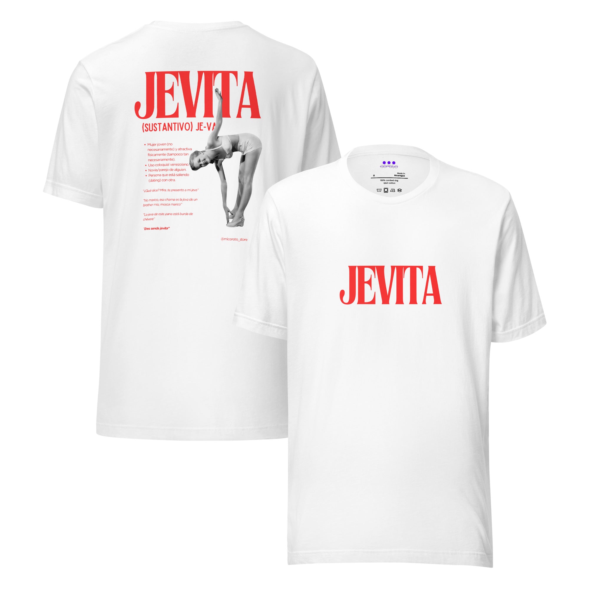 JEVITA - Camiseta de manga corta unisex